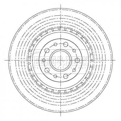 BORG & BECK Тормозной диск BBD5245